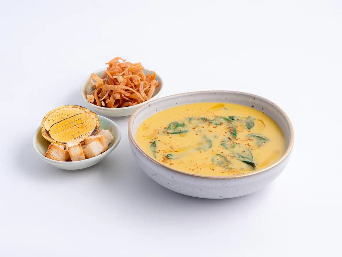 Lentil & Spinach Soup at Aram Restaurant