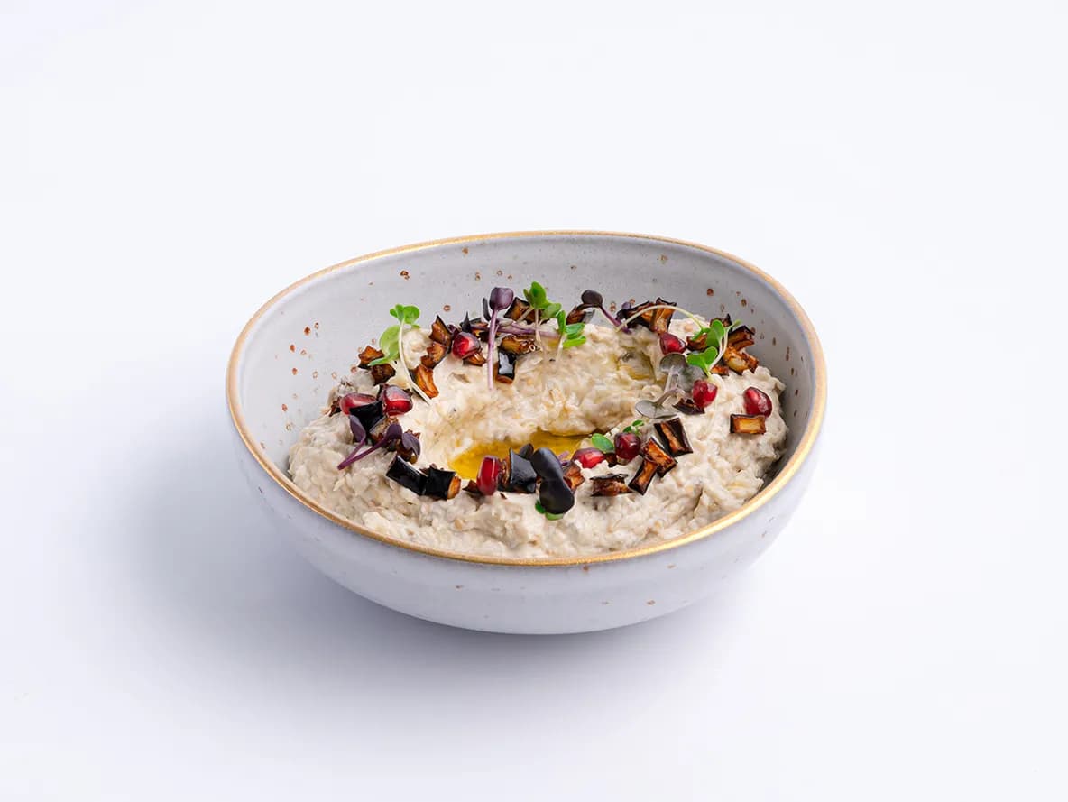 Artisanal Moutabbal at Aram Restaurant