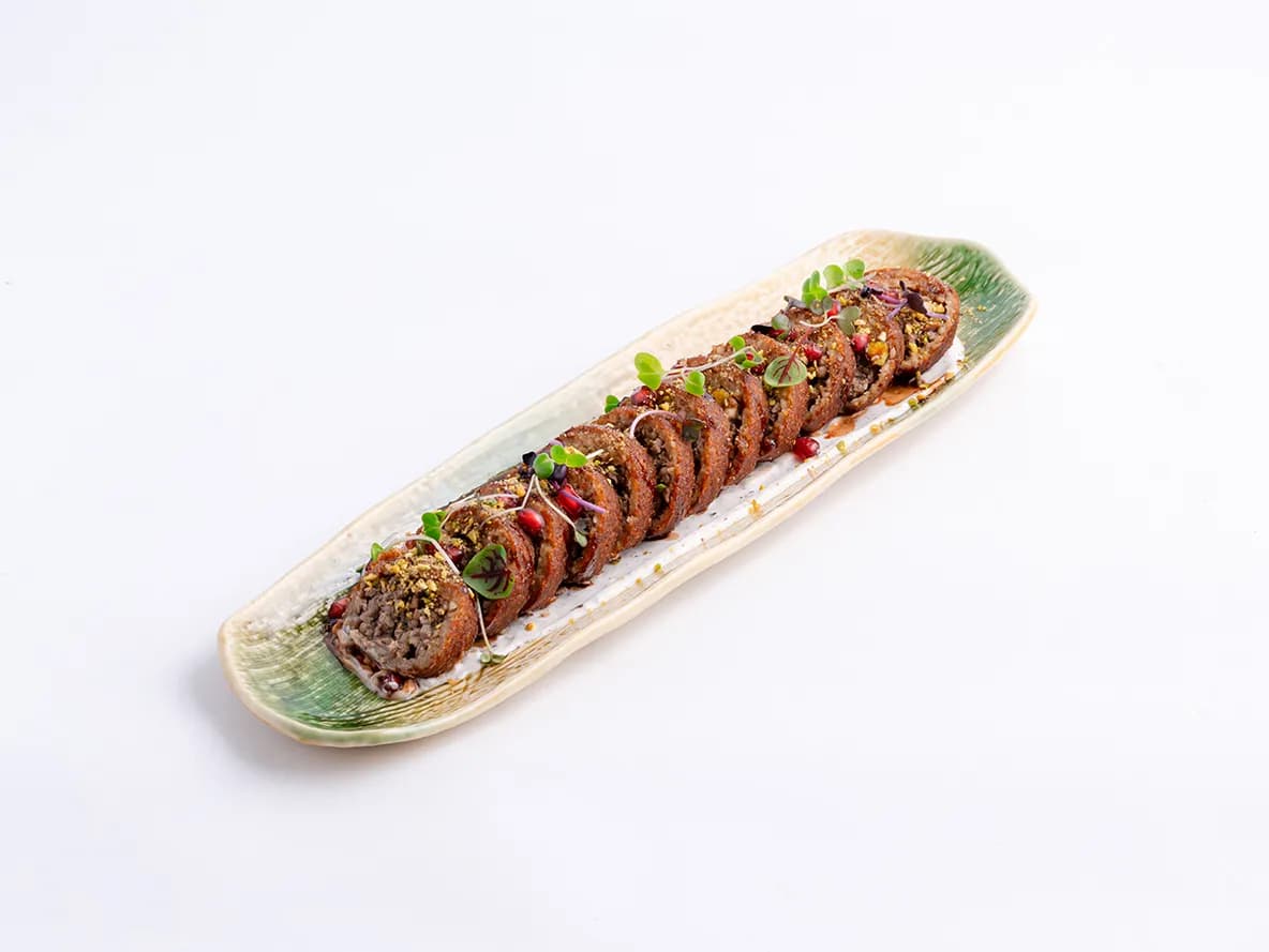 Kibbeh Roll at Aram Restaurant