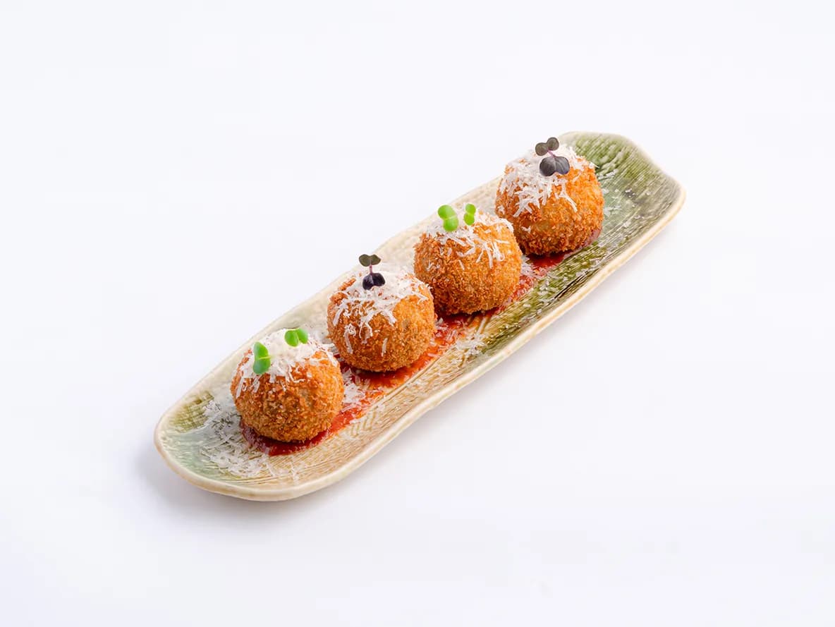 Freekeh Arancini at Aram Restaurant