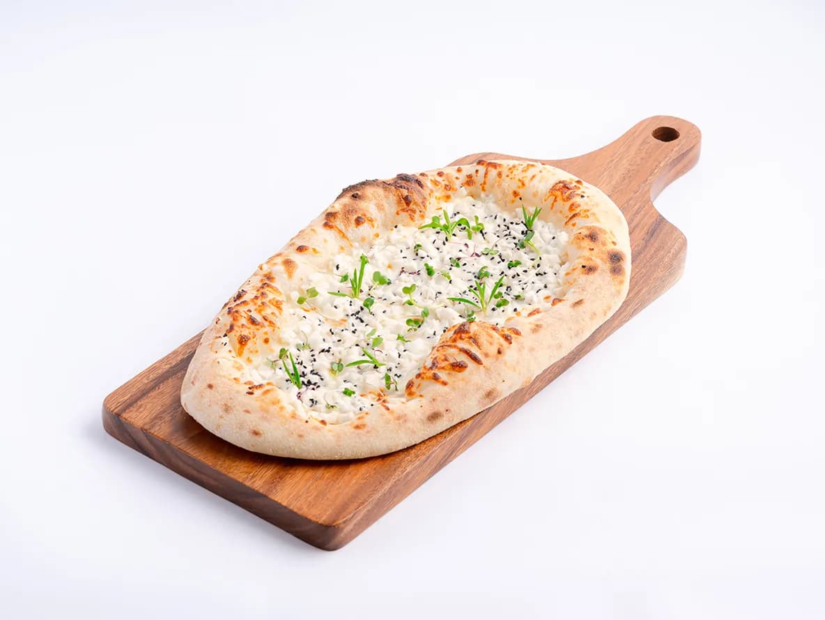Mixed Cheese Flat Bread at Aram Restaurant
