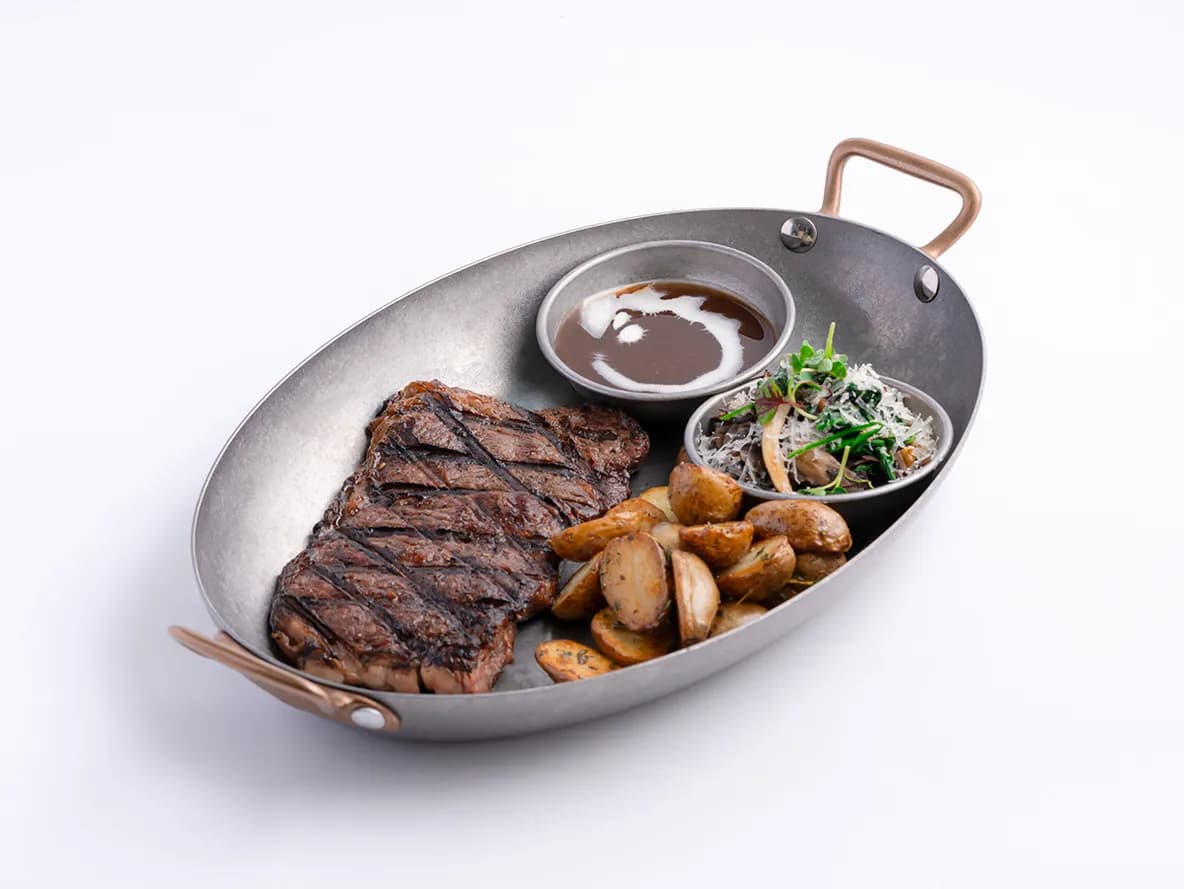 Wagyu Striploin at Aram Restaurant
