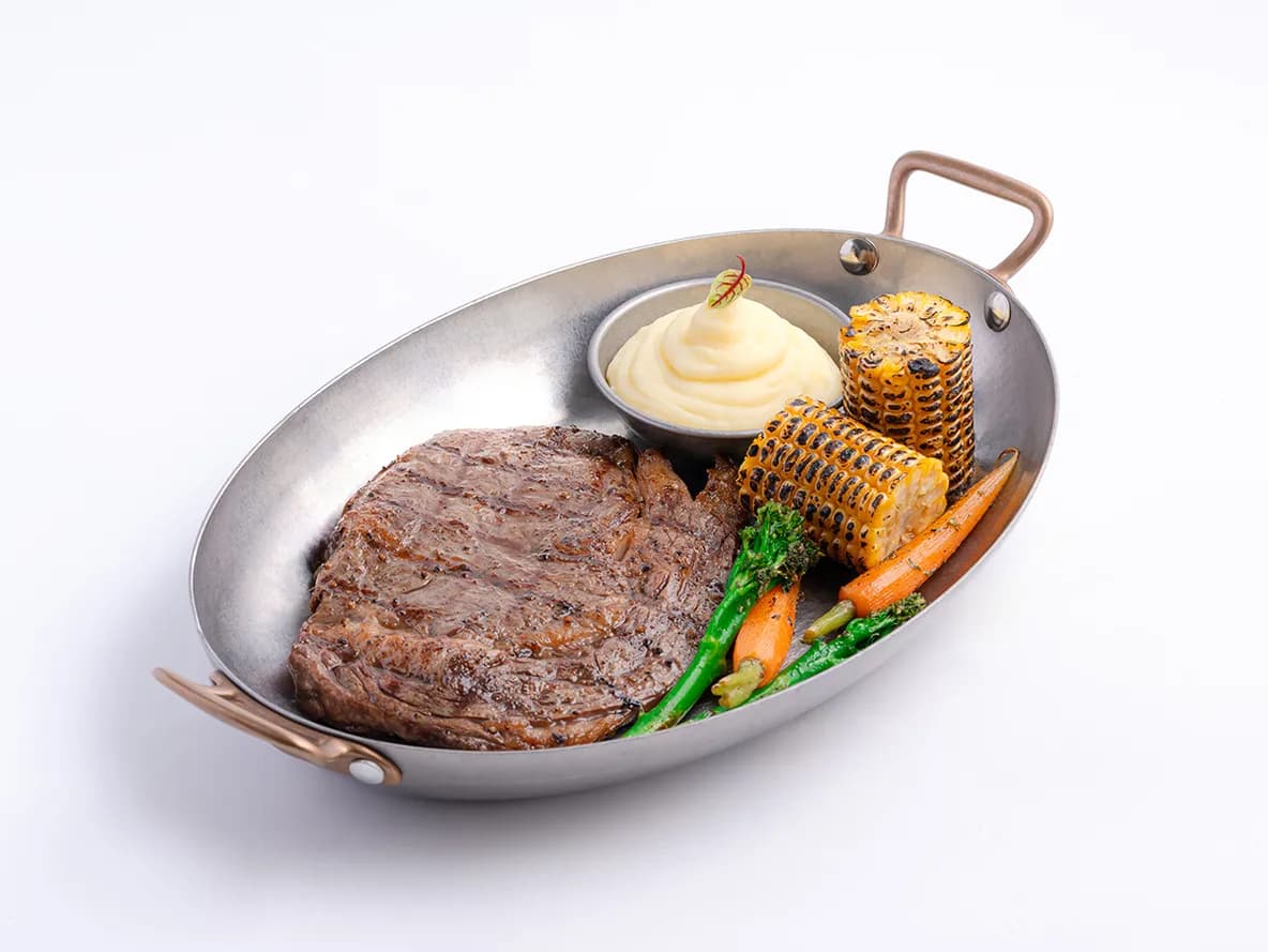 Black Angus Ribeye at Aram Restaurant