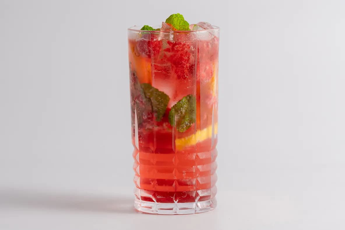 Raspberry Mojito at Aram Restaurant