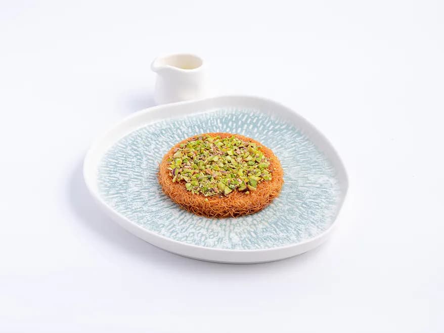 Cheese kunafa at Aram Restaurant