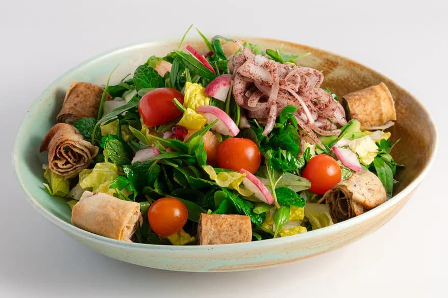 Fattoush at Aram Restaurant