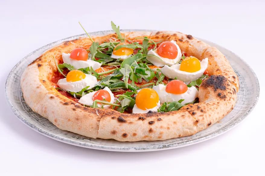 Mozzarella with Pesto at Aram Restaurant