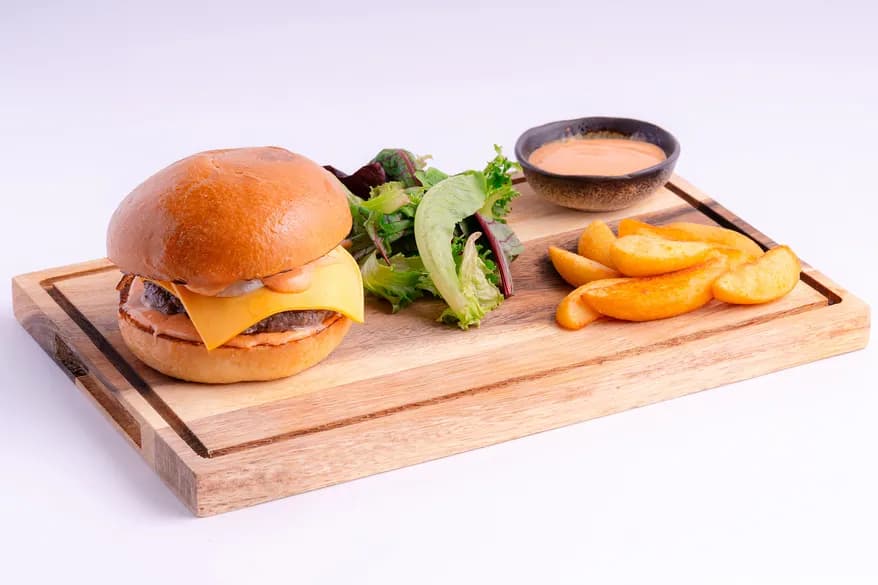 Wagyu Burger at Aram Restaurant