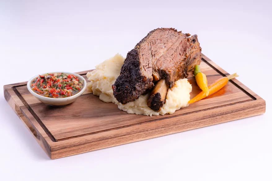 Slow-Cooked Black Angus Ribs at Aram Restaurant