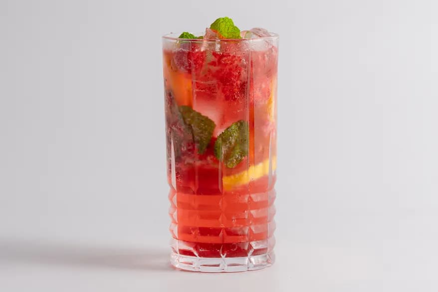 Raspberry Mojito at Aram Restaurant