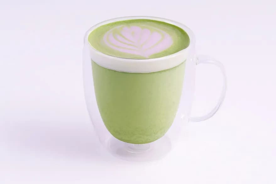 Matcha Latte at Aram Restaurant